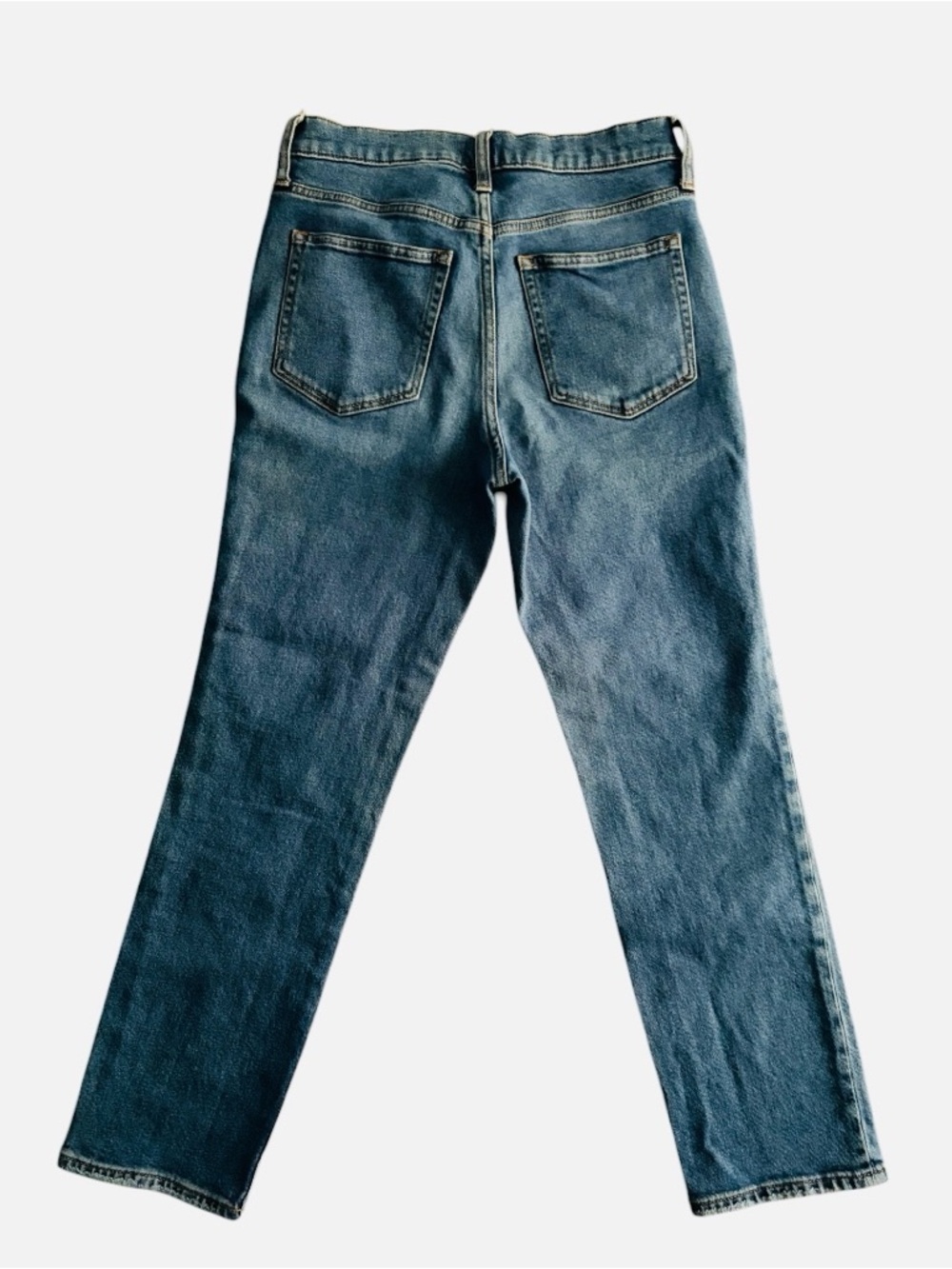 J. Crew Women's Straight-Leg Jeans in Medium Blue Size 26 - Picture 4 of 13
